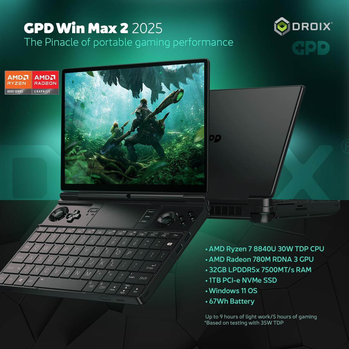 GPD Win Max 2 2025 Portable Gaming PC