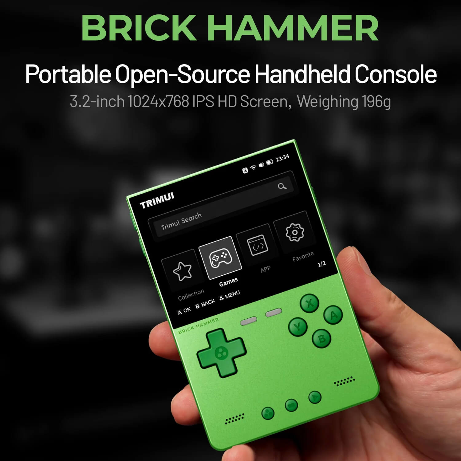 Trimui Brick Hammer Metal Retro Handheld Console