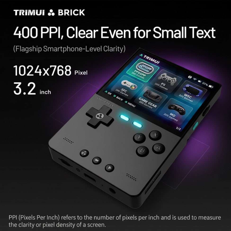 Trimui Brick Retro Handheld Console